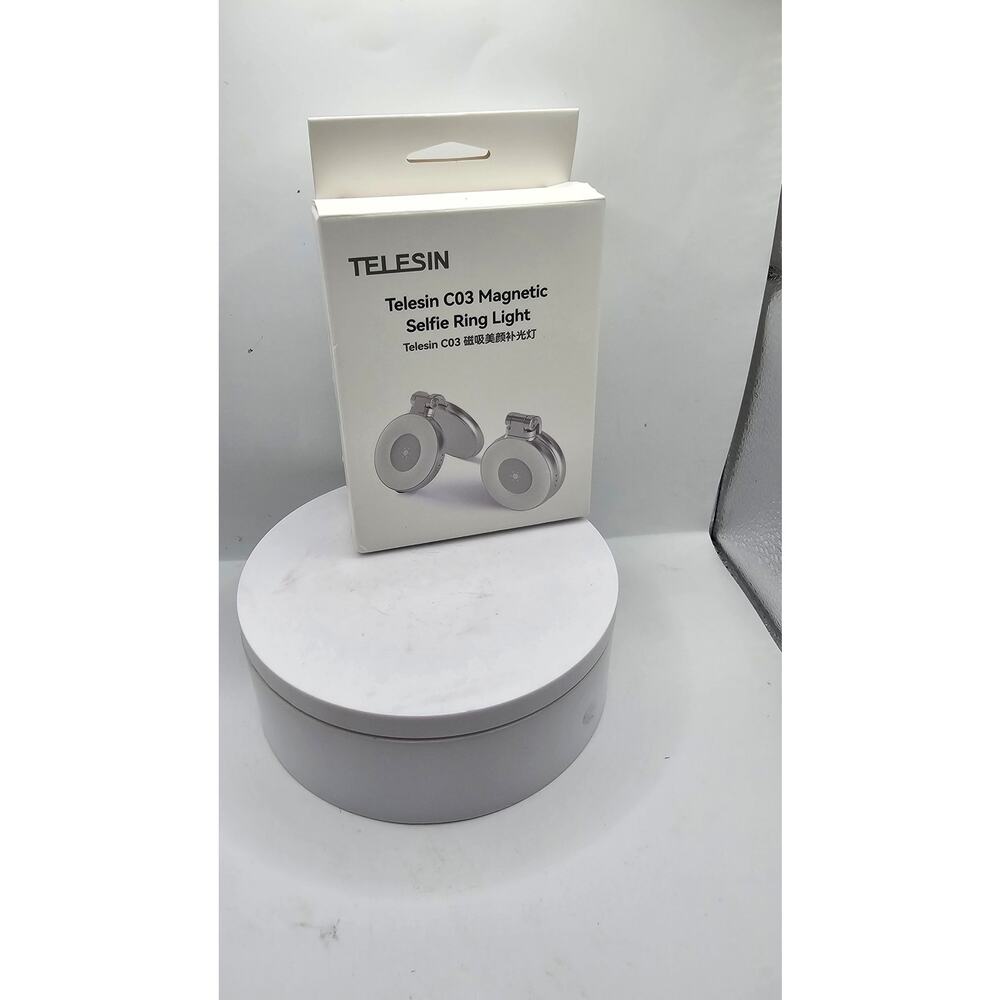 TELESIN C03 Magnetic Selfie Light, Phone Light Compatible with iPhone Magsafe